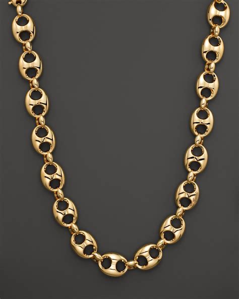 gucci gold chain necklace|Gucci gold necklaces for women.